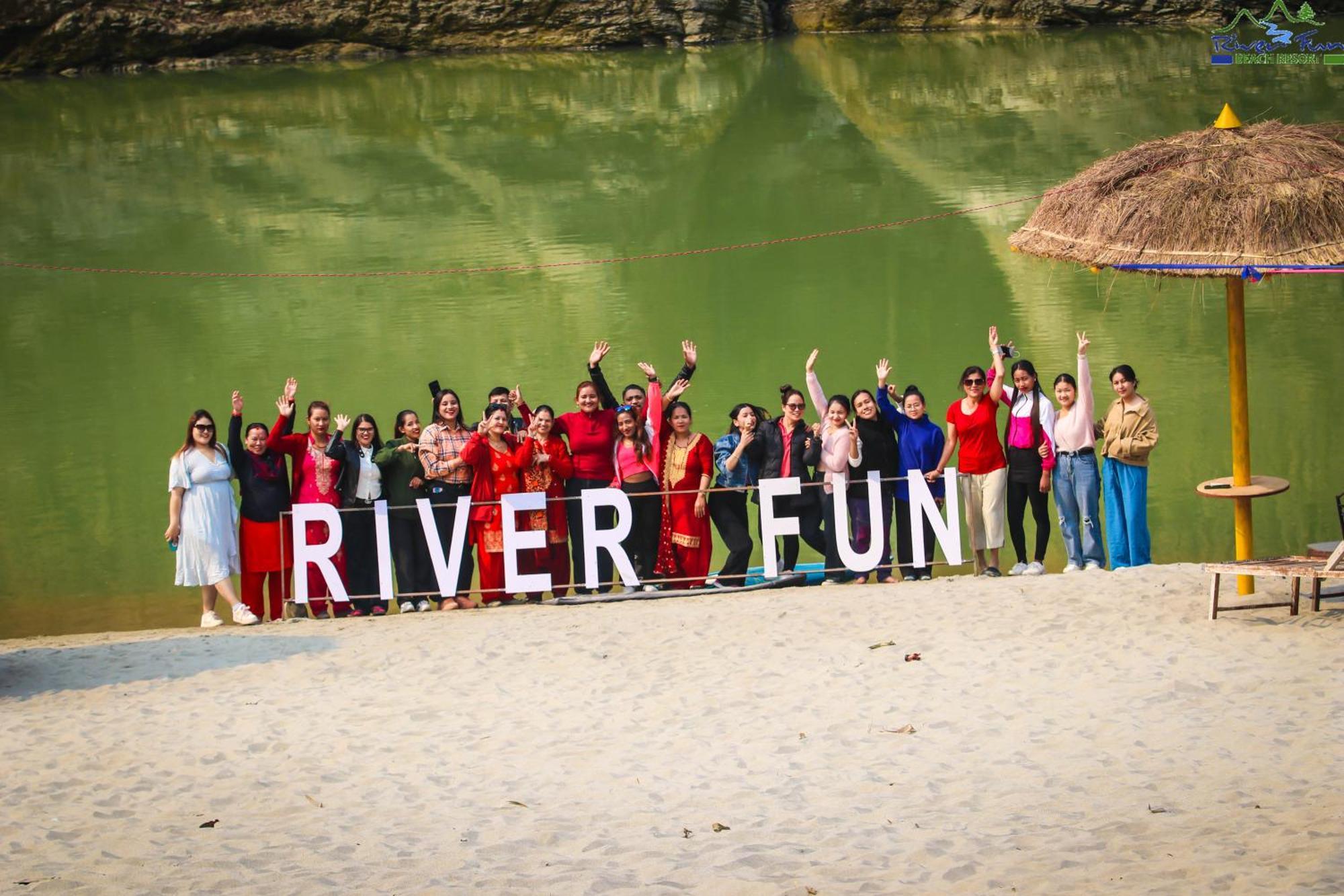 River Fun Beach Resort Gorkha Exterior photo